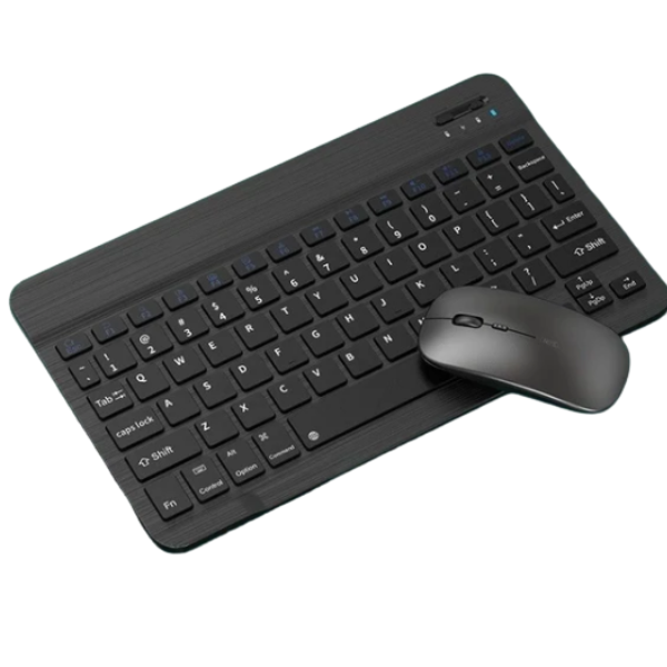 Conjunto Teclado e Mouse Wireless com Bluetooth 5.2 - Compatibilidade Universal PC, iOS e Android