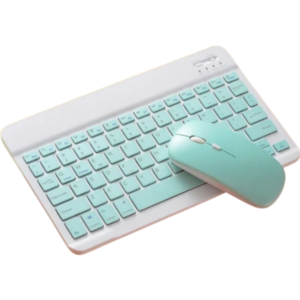 Conjunto Teclado e Mouse Wireless com Bluetooth 5.2 - Compatibilidade Universal PC, iOS e Android