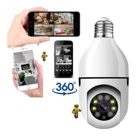 Câmera de segurança Yoose 360graus giratória ptz full HD visão noturna - bivolt
