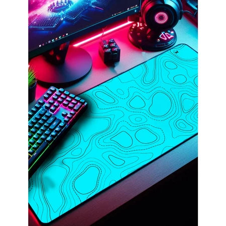 MousePad Gamer Pro Resumo | Assinatura da Série por THT | Bordas Costuradas Premium | Múltiplas Dimensões e Núcleos